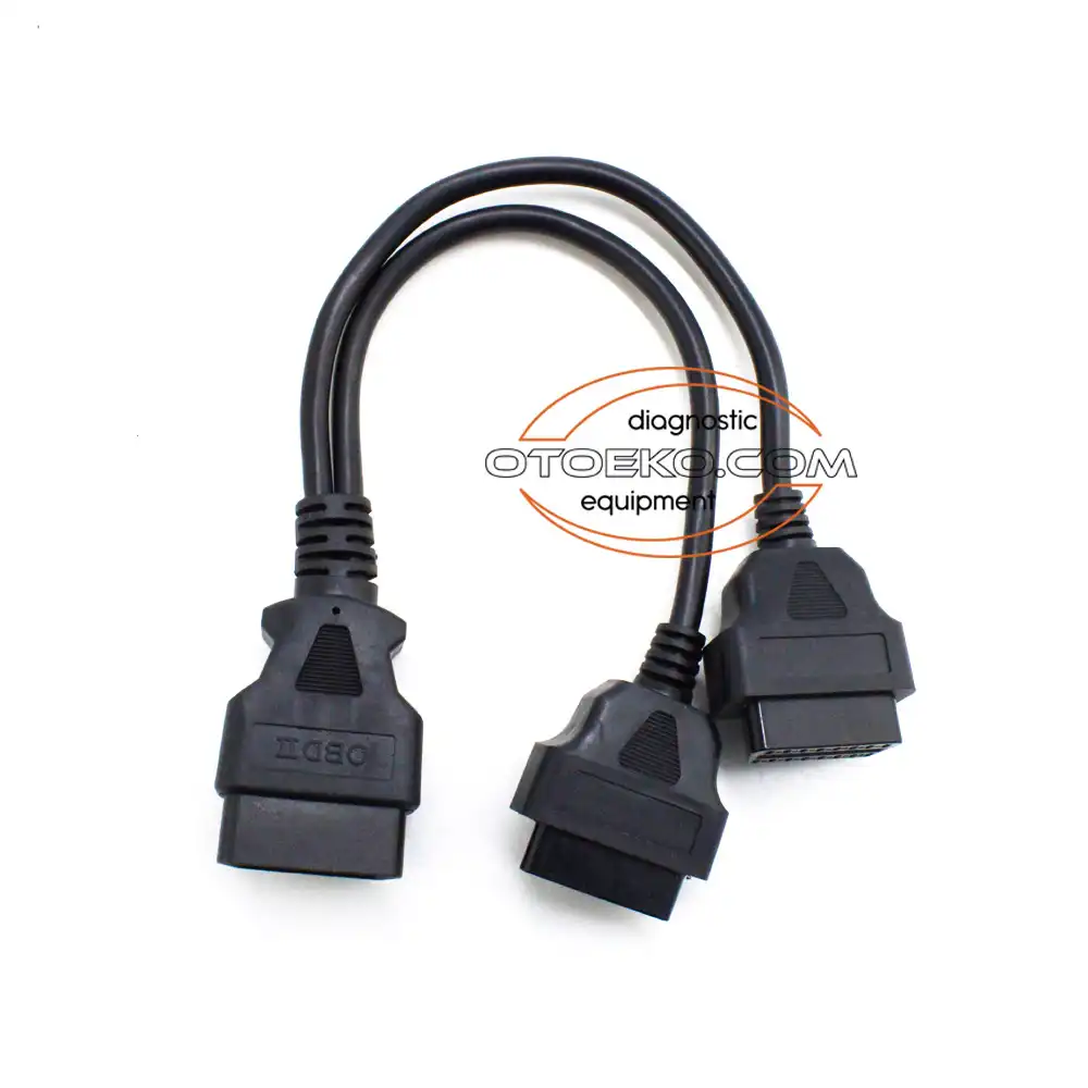 كابل ووصلة الفحص والتشخيص الصناعية Obd2 Çoklayıcı Uzatma Kablo / 30 CM (Otoeko) عالية الاعتمادية - 9